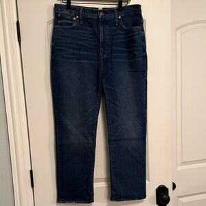 Madewell Women’s Blue Jeans—Slim Demi-Boot. size 31